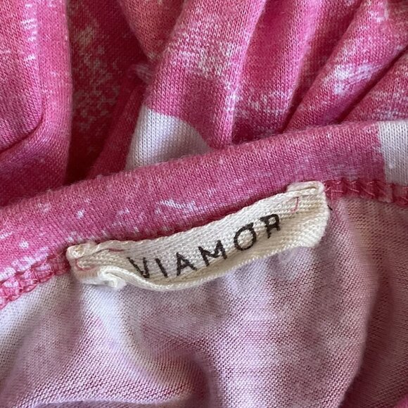 VIAMOR PINK WHITE STAR T-SHIRT - Picture 10 of 11